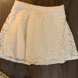 Hollister White Skirt